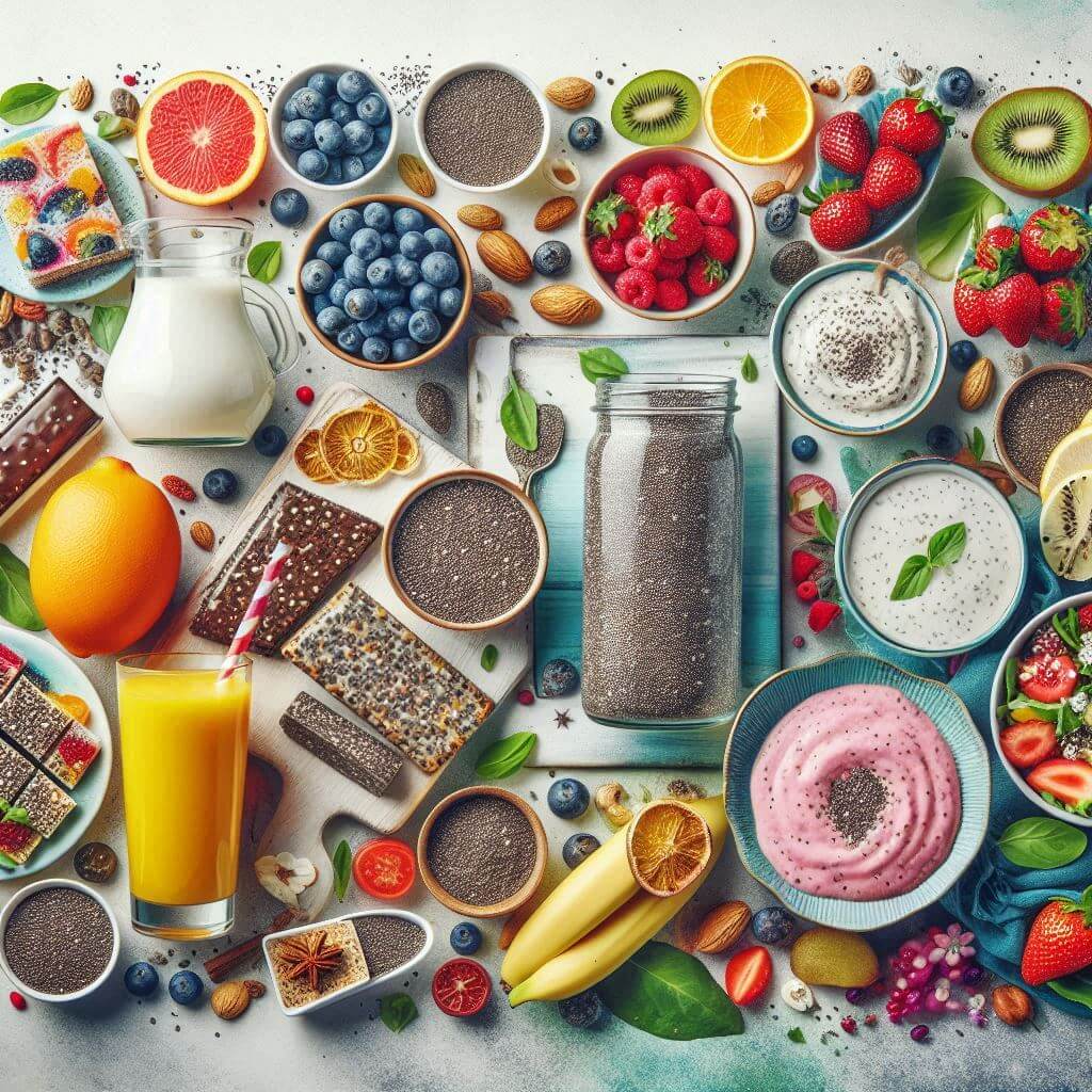 مکمل ها و غذاهای حاوی دانه چیا